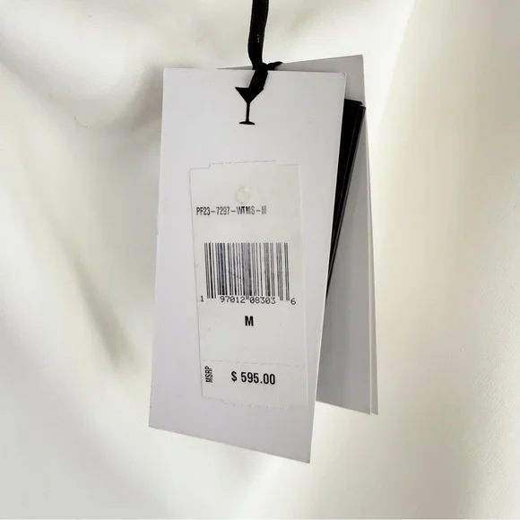 Retrofete Regina Shell White Mini Dress Size Medium - Picture 6 of 9